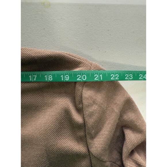 Knit Blazer Brown Soft Unstructured Stretch Sport Coat Casual Minimalist Sz 2XL - Picture 10 of 11